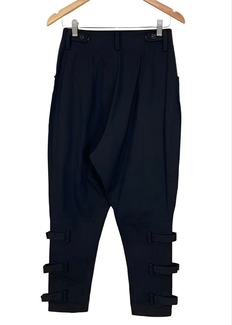 Y's ワイズ ソフト コットンツイル ジョッパーズパンツ 黒1