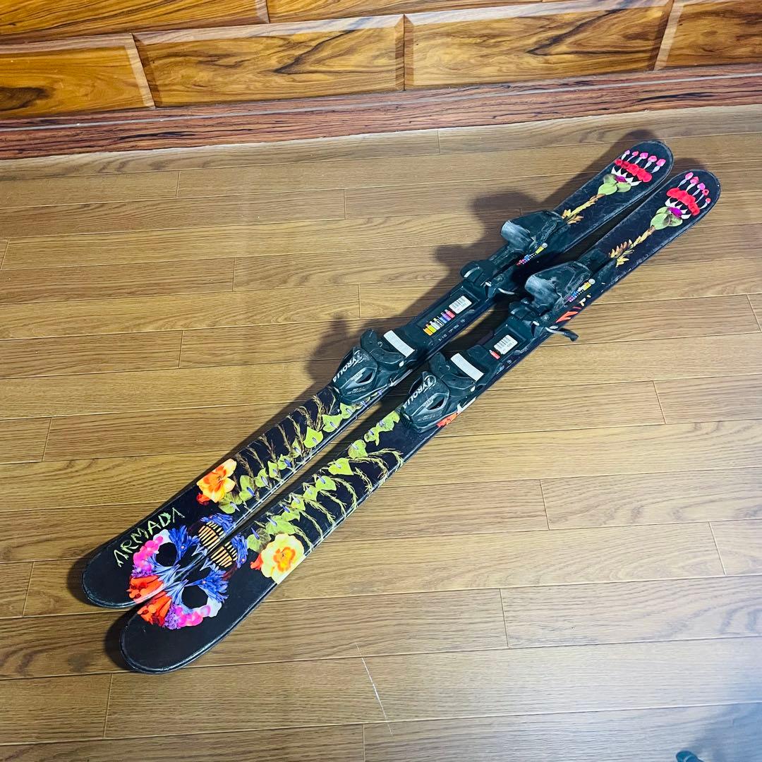 ARMADA ジュニア フリースタイル スキー板 115cm ビンディング付き