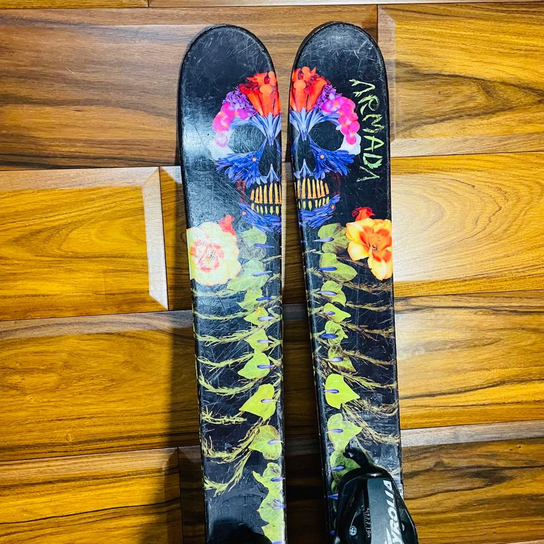 ARMADA ジュニア フリースタイル スキー板 115cm ビンディング付き