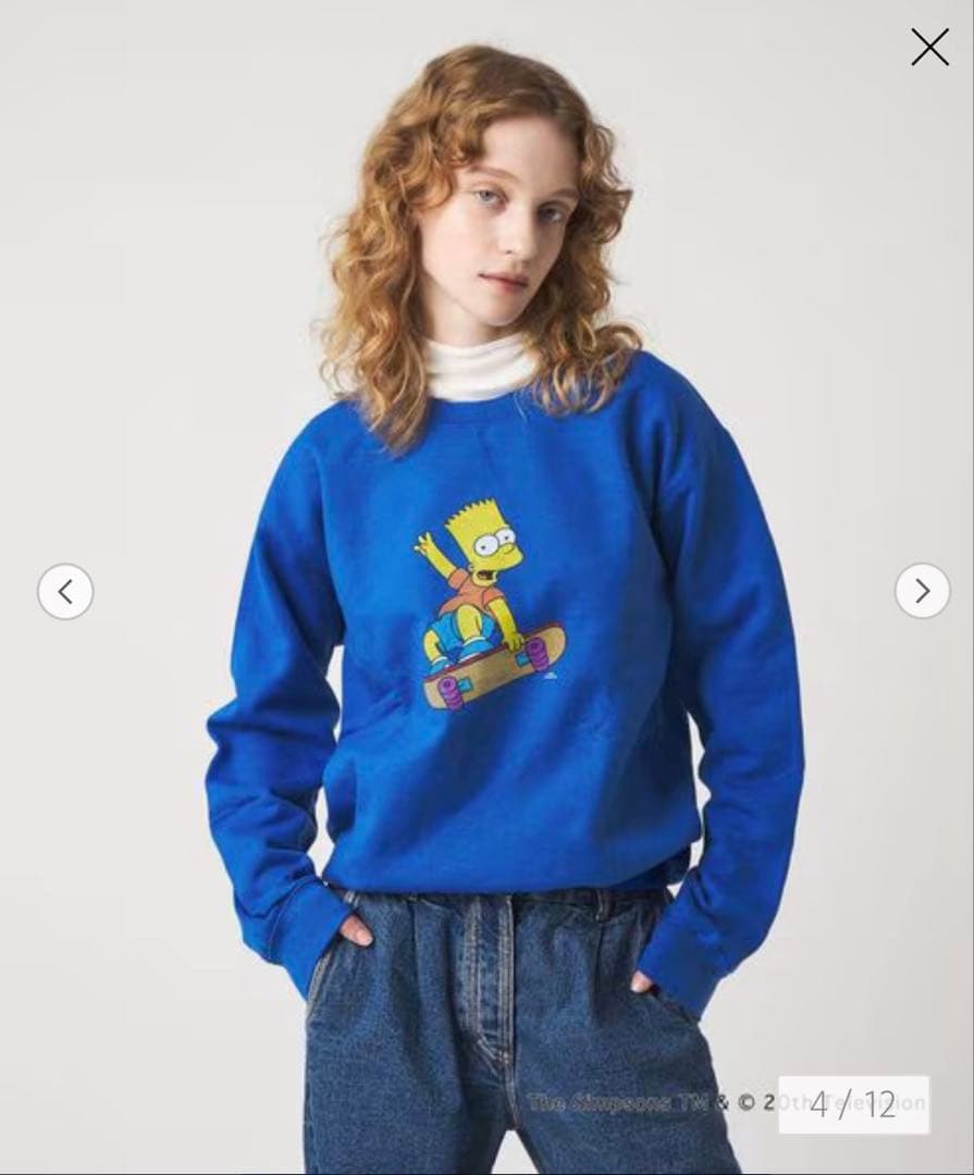 roku シンプソンズ スウェット S