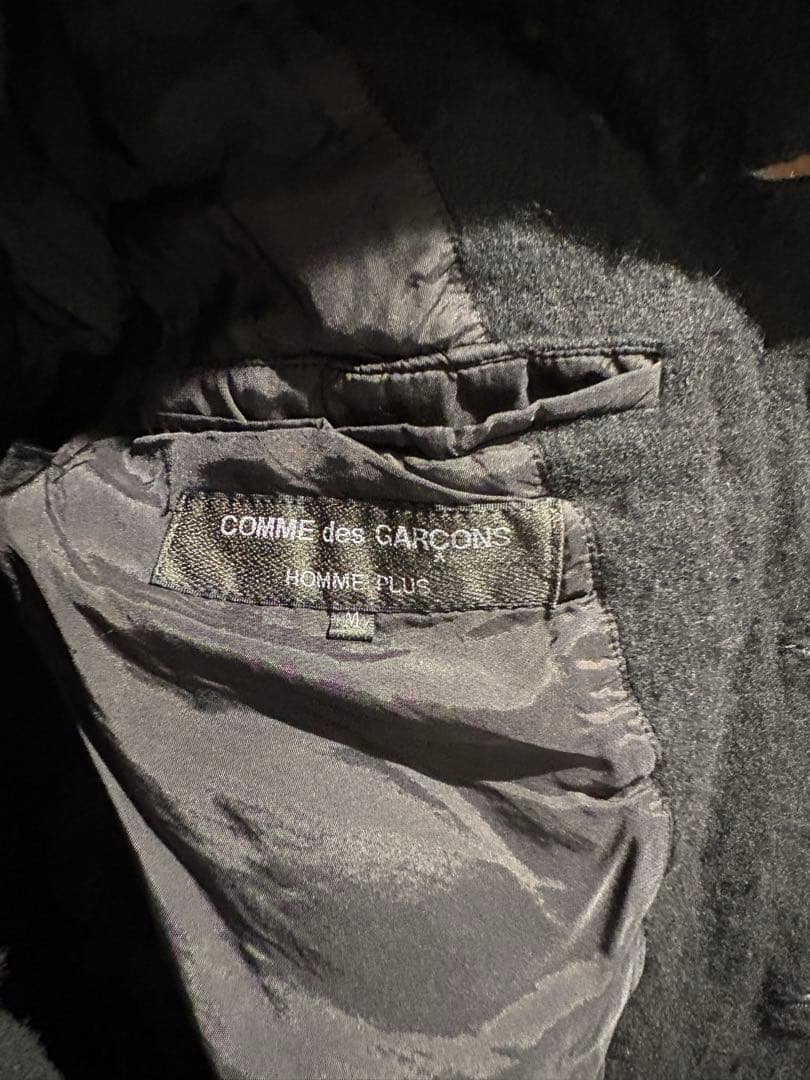 美品 ウール縮絨セットアップ 2022 AW 黒 M 縮絨 ノマド期 PLUS