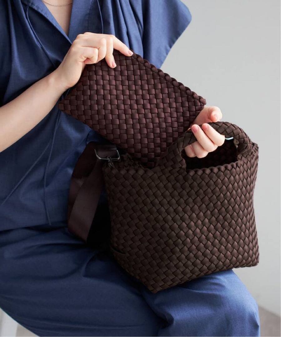 NAGHEDI St Barths スモール Tote Bag ナパブラウン