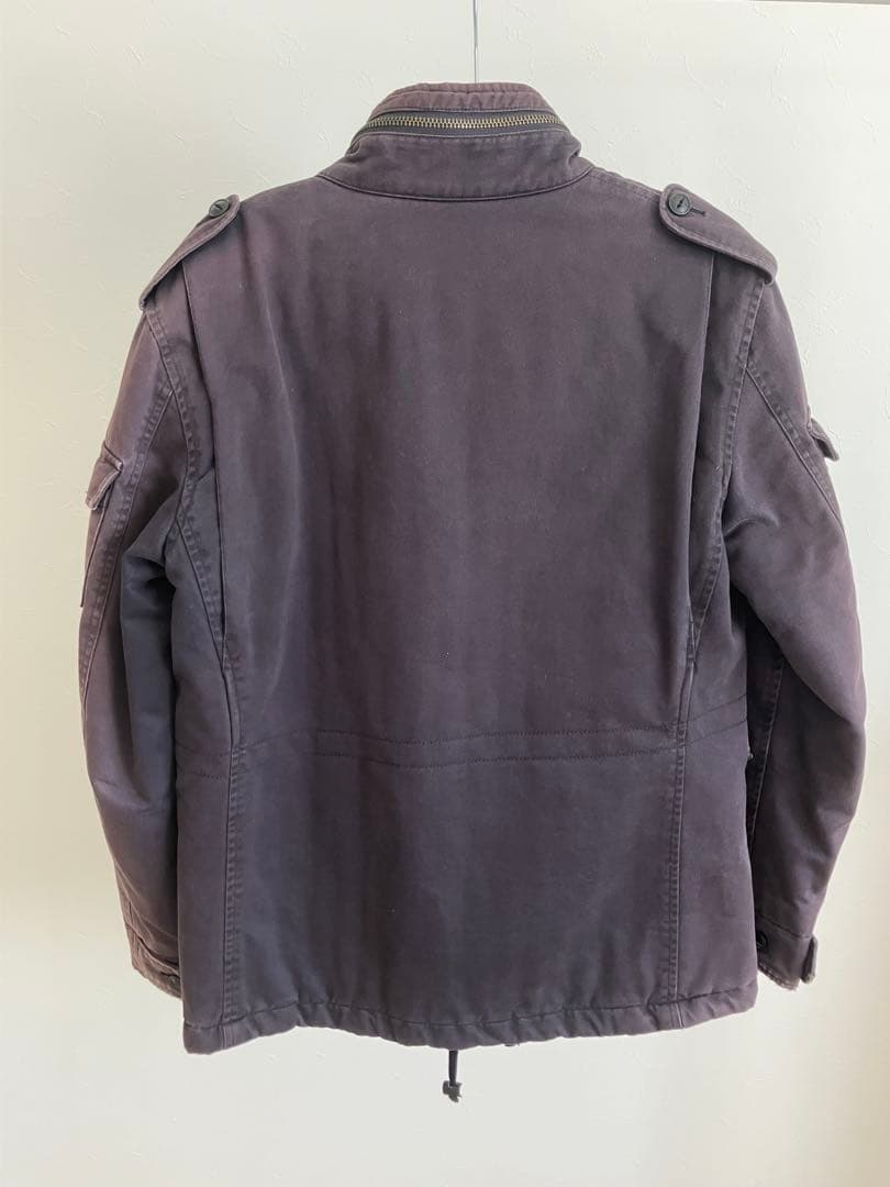 ミリタリージャケット ブラック刺繍