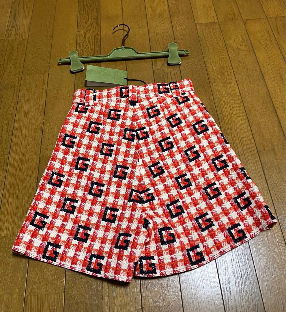 最終お値下げ正規品GUCCIグッチG柄ショートパンツハイウエストハーフパンツ