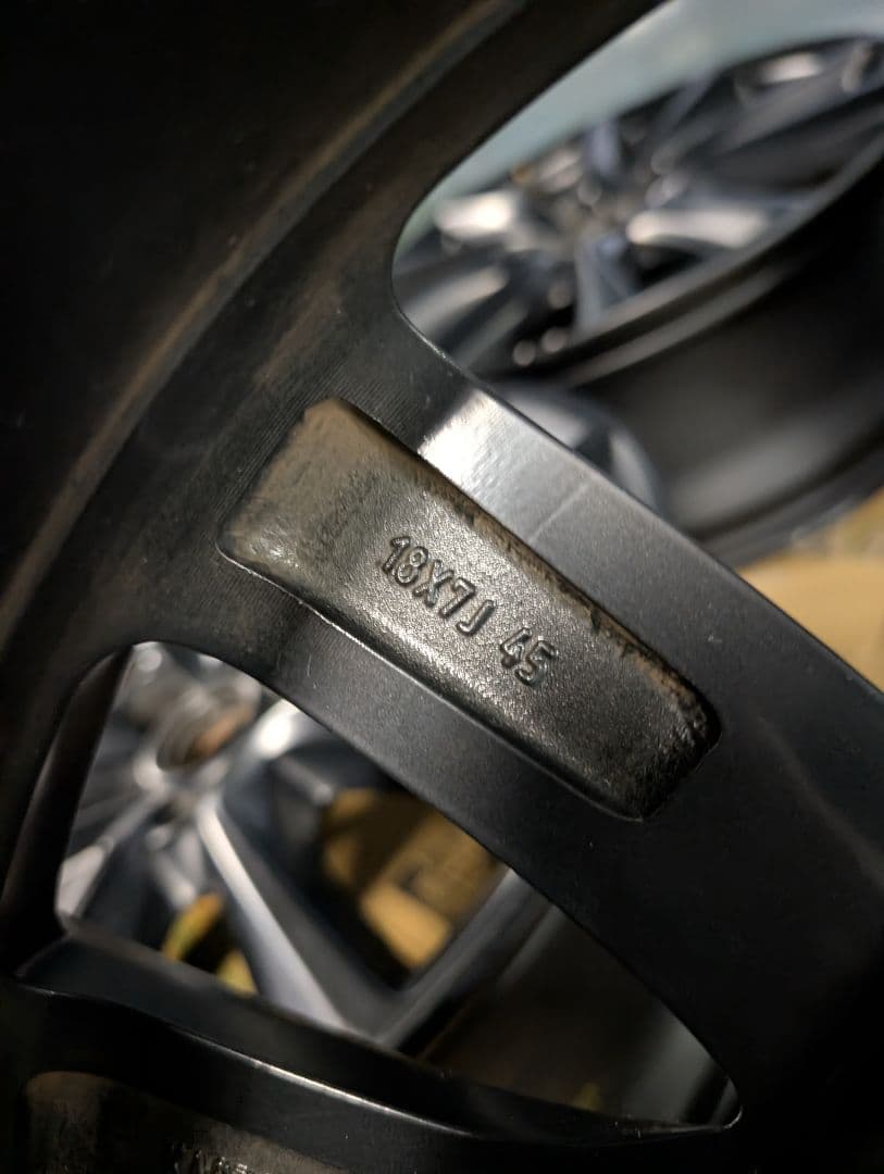 CX-30 MAZDA3 純正オプション 18インチマットブラックホイール