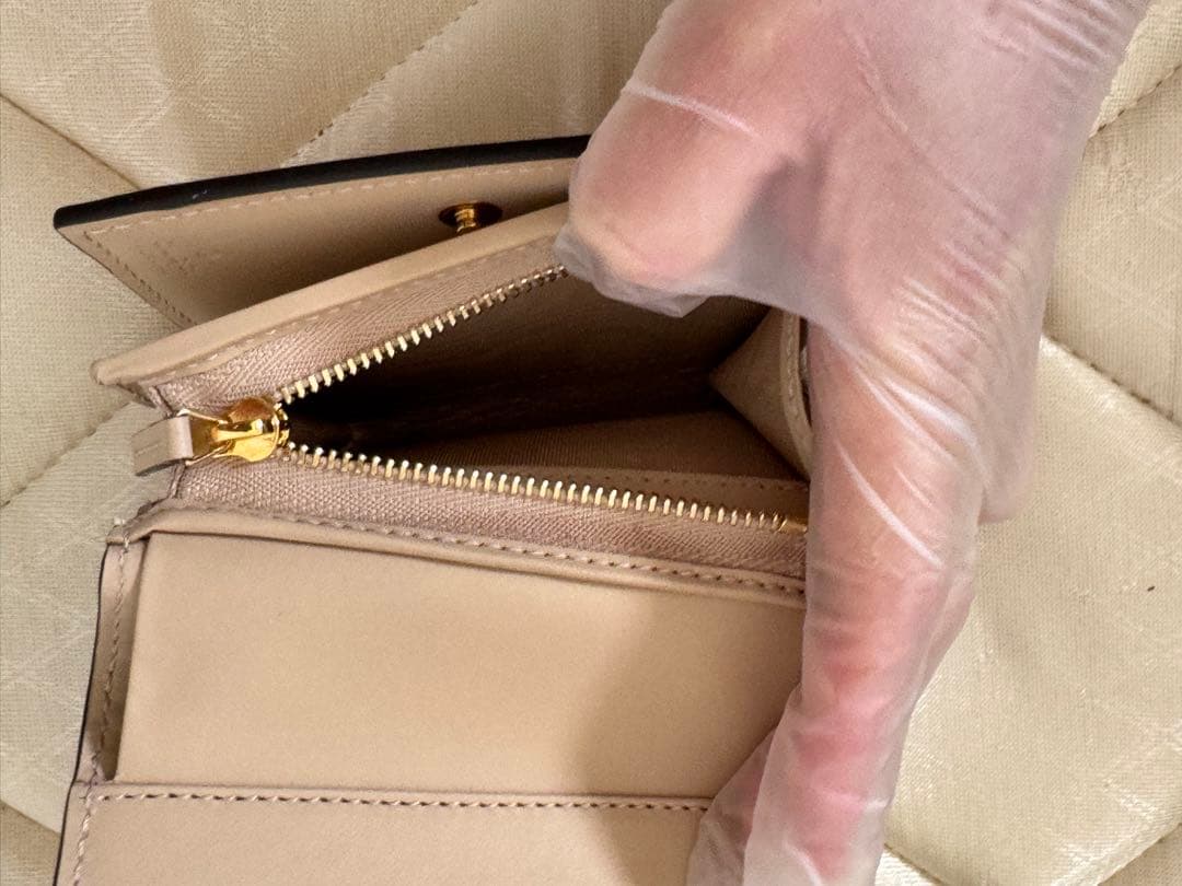 GUCCI グッチ GGレザー ミディアム 3つ折り財布　772793