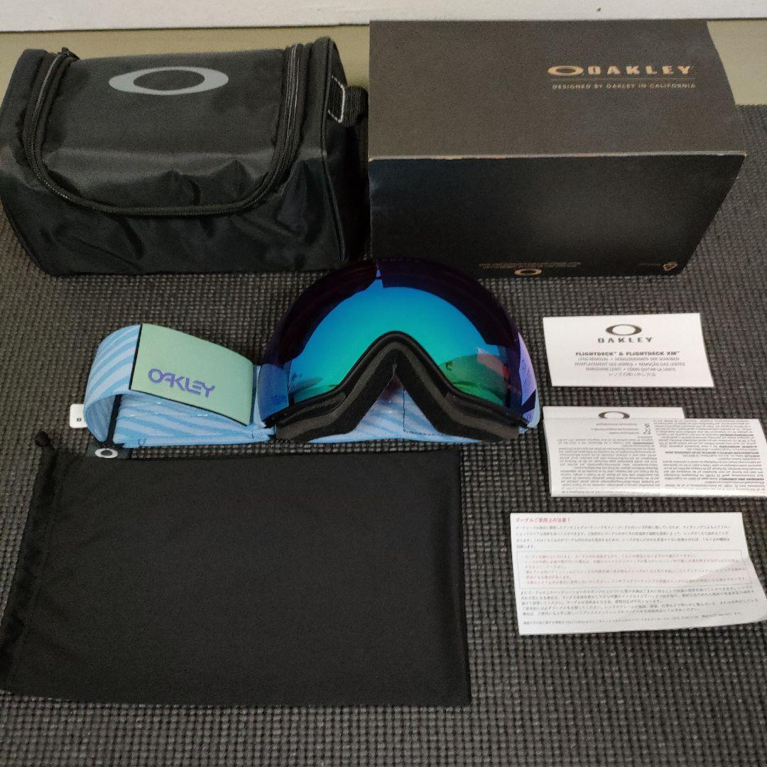 未使用品　Oakley Flight Deck L ゴーグル ブルー系　グラトリ