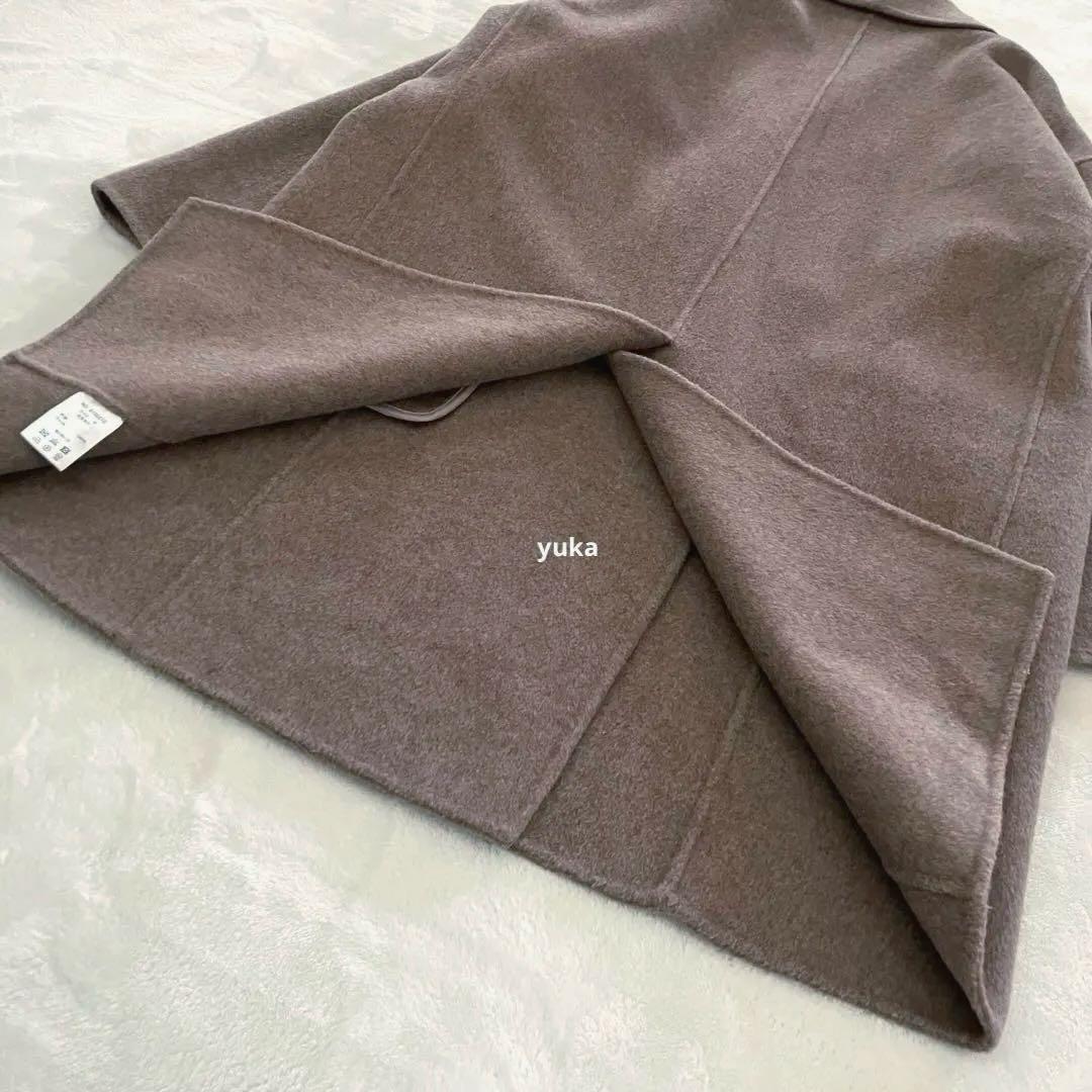 美品✨evernavy エバーネイビー ウール リバー ダブル コート