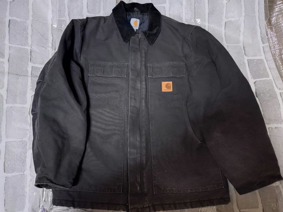 【希少Mサイズ】【Carhartt】【トラディショナル】【ブラック】デトロイト型