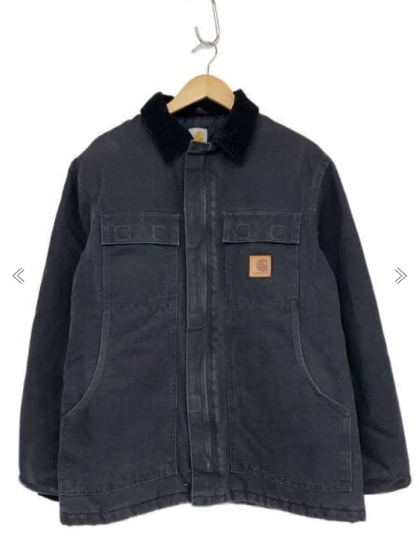 【希少Mサイズ】【Carhartt】【トラディショナル】【ブラック】デトロイト型