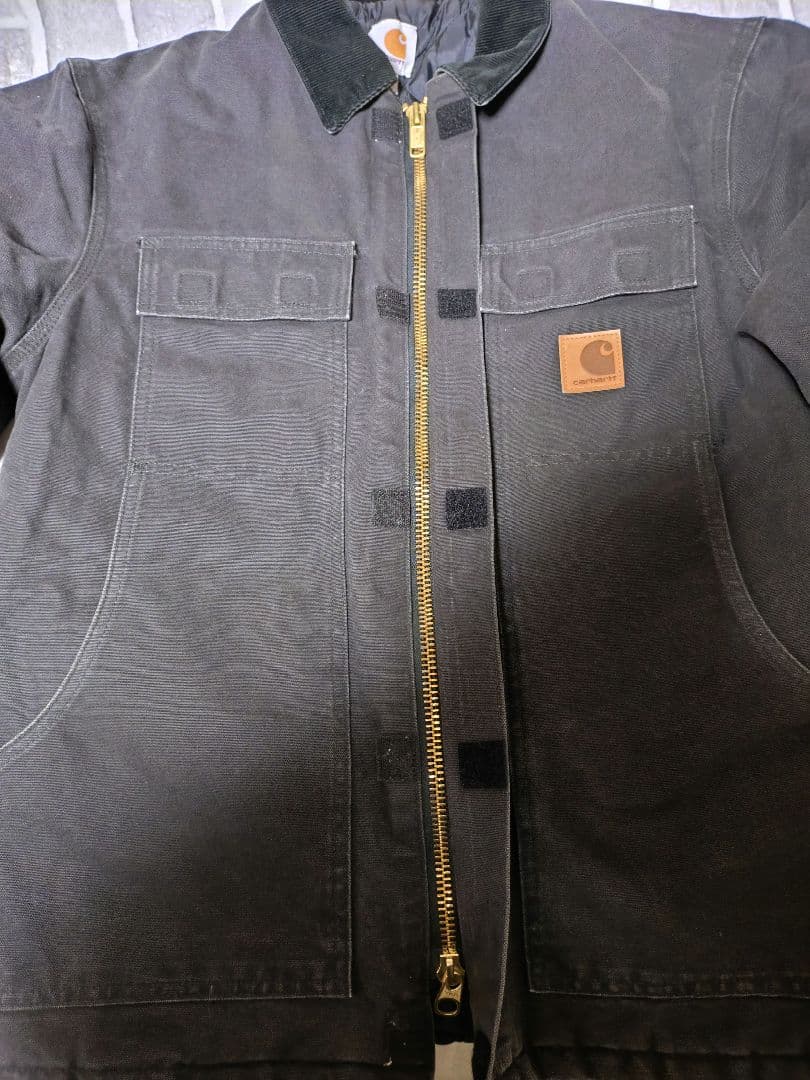 【希少Mサイズ】【Carhartt】【トラディショナル】【ブラック】デトロイト型