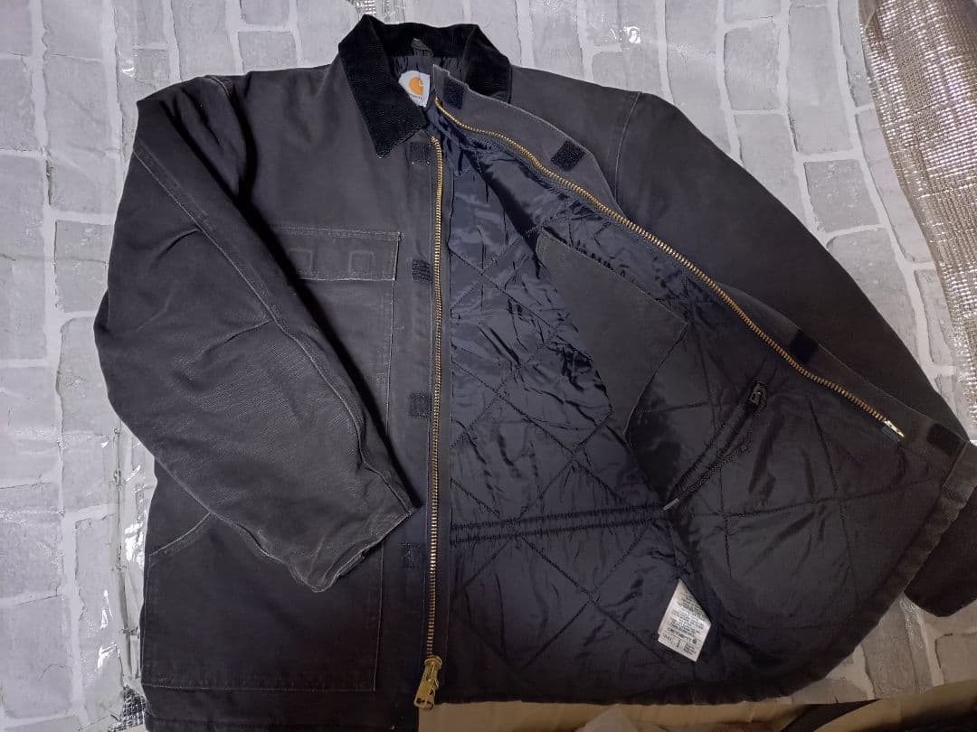 【希少Mサイズ】【Carhartt】【トラディショナル】【ブラック】デトロイト型