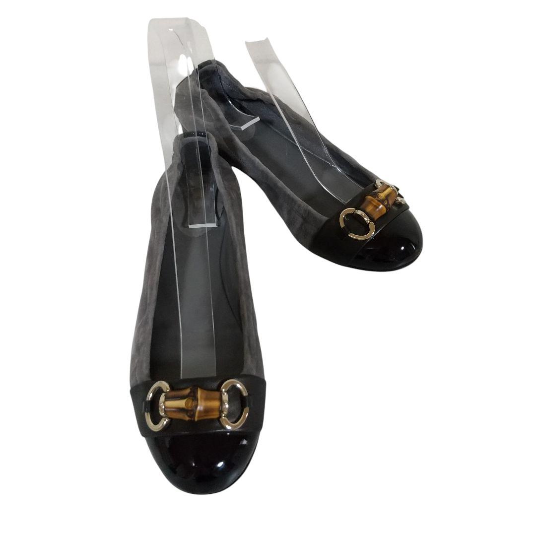 GUCCI グッチ　バンブー　ホースビット　パンプス　バレエシューズ　24．5