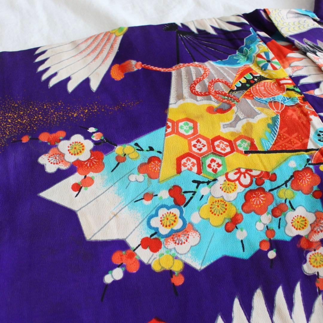 【専用】七五三 5歳前後 女の子 子供 アンティーク 着物 つくり帯 セット