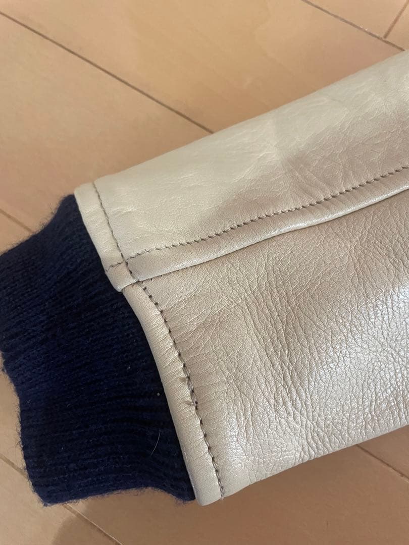 ニードルス　スタジャン　レザー　ネイビー　S 日本製