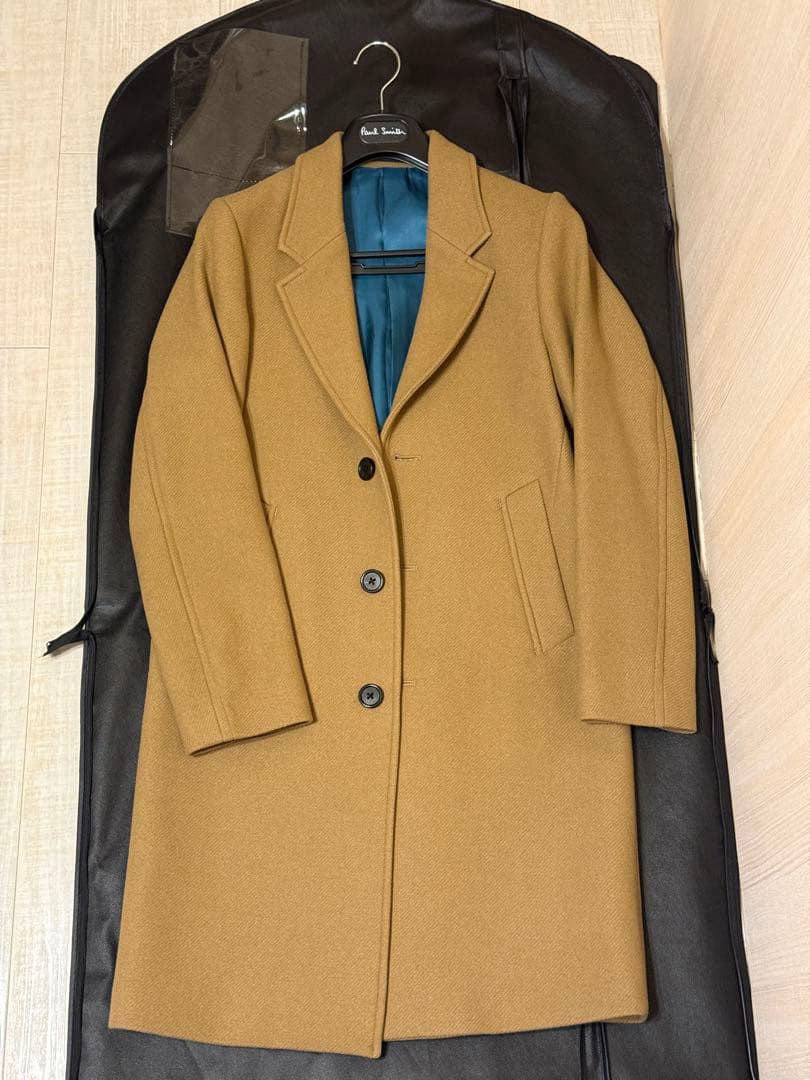 ポールスミス チェスターコート Sサイズ　ウール素材