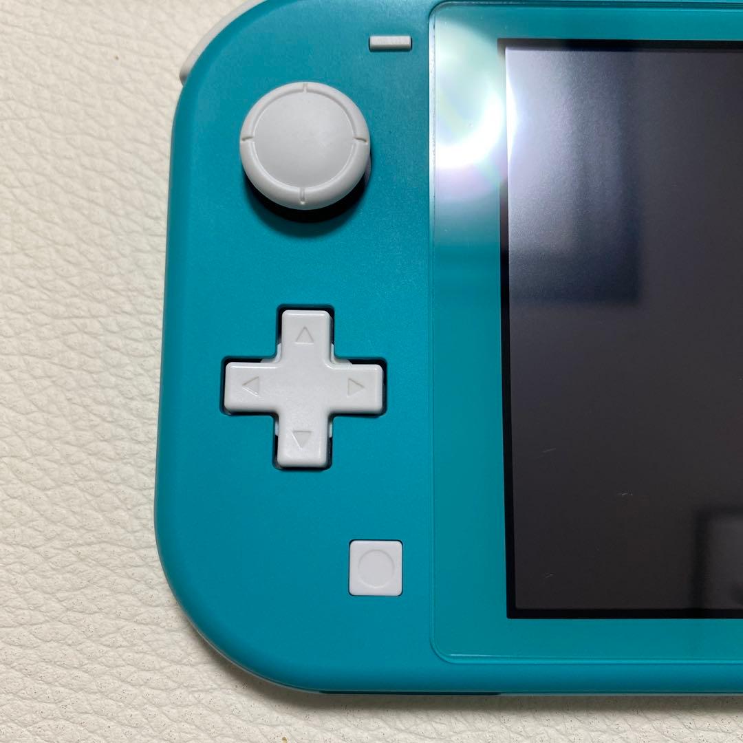 ニンテンドー スイッチ ライト ターコイズ ラバーカバー付き