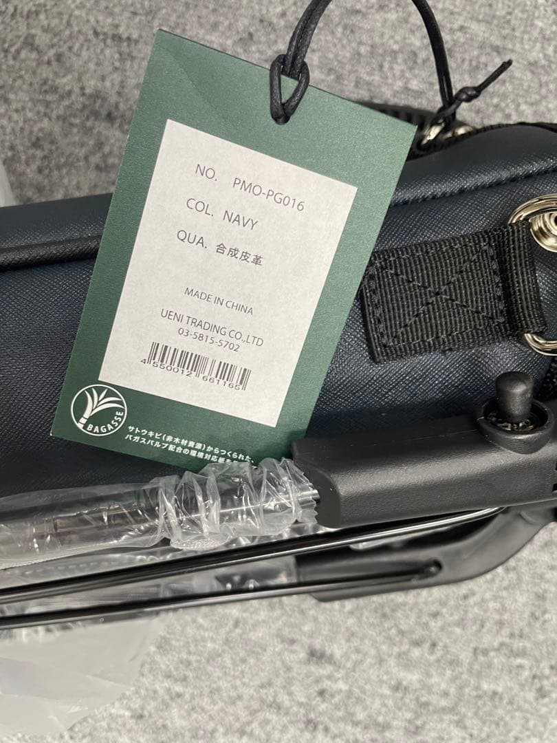 PELLE MORBIDA セルフスタンドキャディバッグ ネイビー　新品