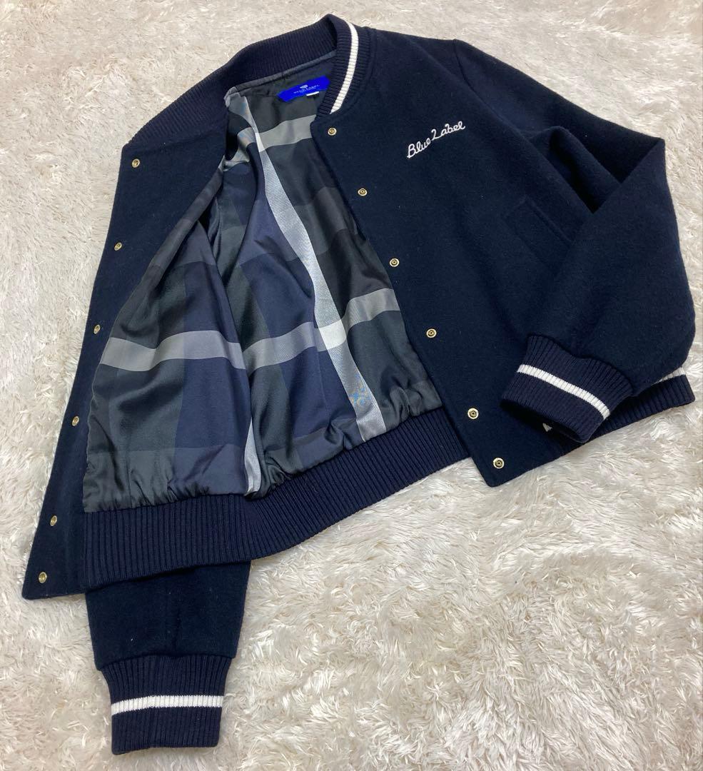 【美品】ブルーレーベルクレストブリッジ スペリオルダブルビーバーブルゾン 36