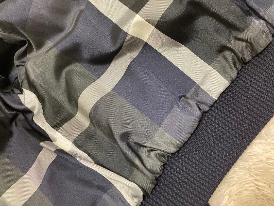 【美品】ブルーレーベルクレストブリッジ スペリオルダブルビーバーブルゾン 36