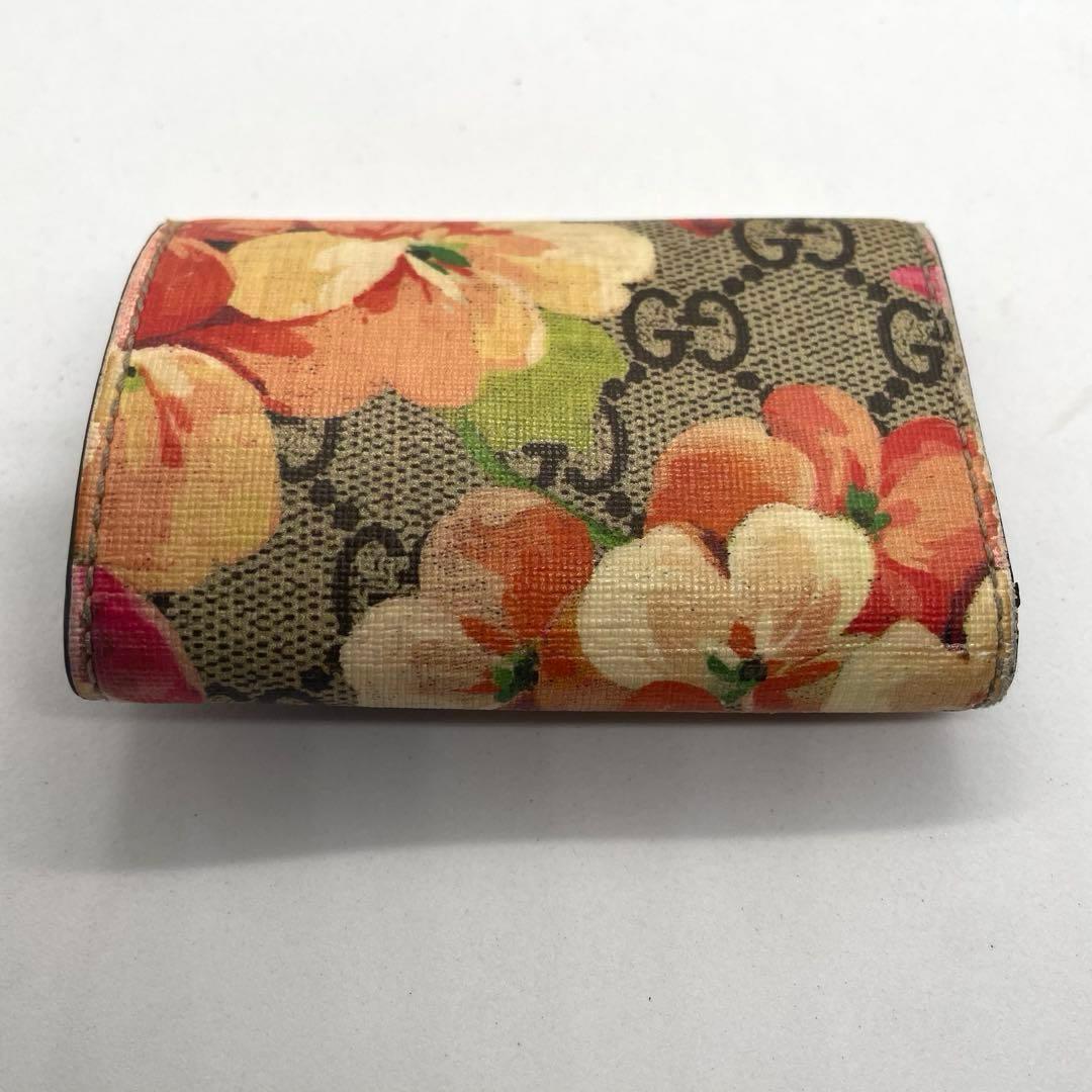 専用❗️♡GUCCI✨グッチ　GGスプリーム　ブルームス キーケース 6連 花柄