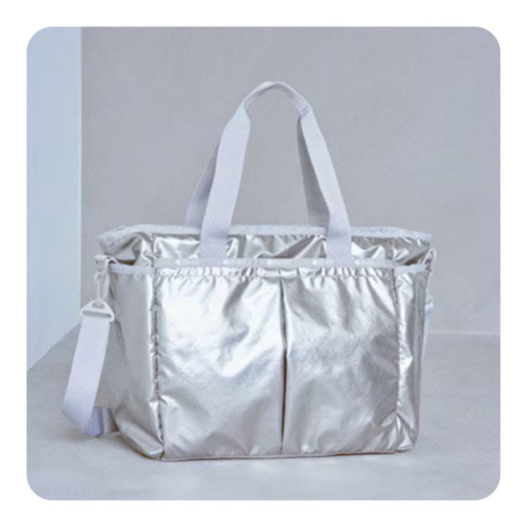 ひとりっぷ　レスポートサック　ライアントラベルトート2 シルバー　リュウセイ