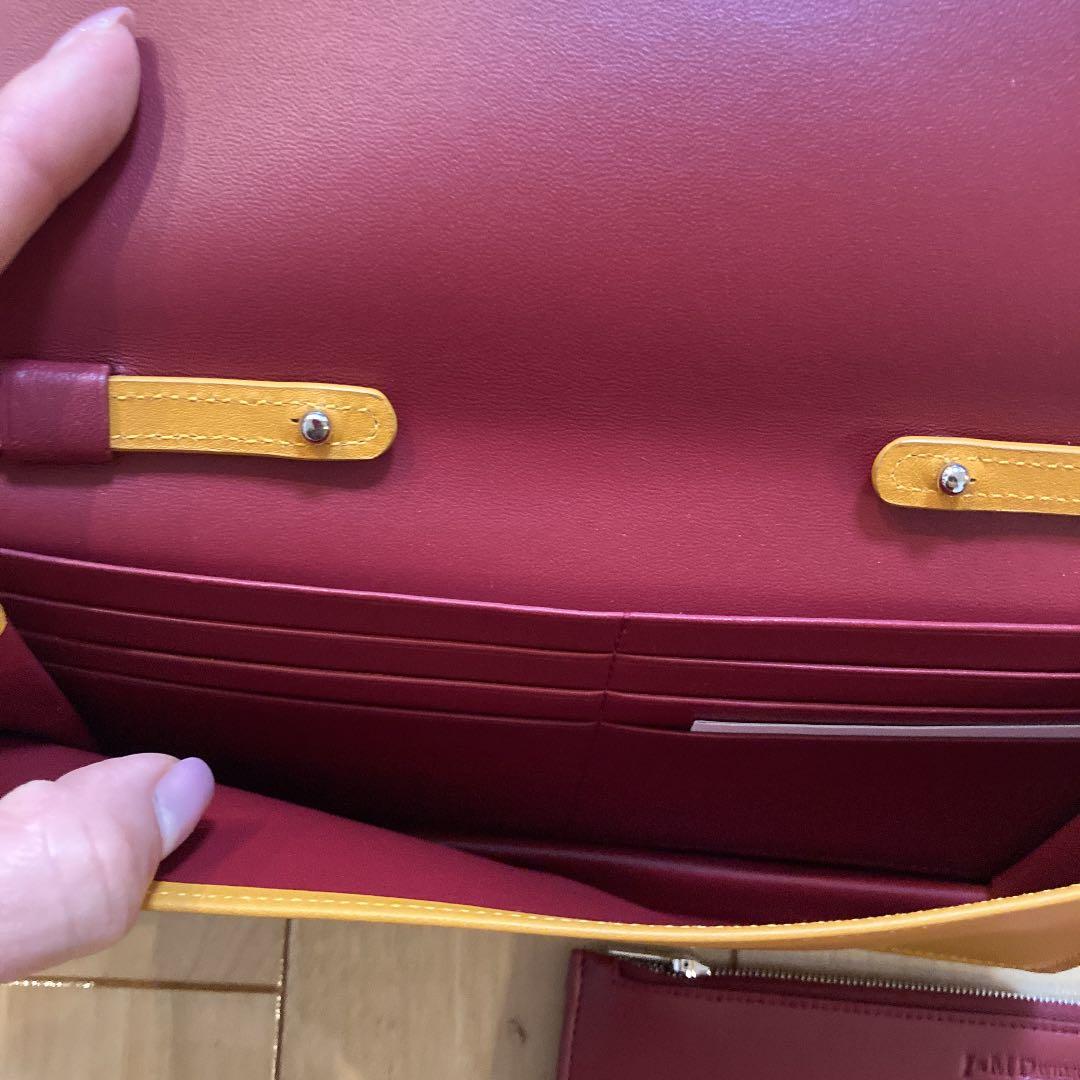 【未使用新品】J&M DAVIDSON ウォレット　クラッチ　斜め掛け