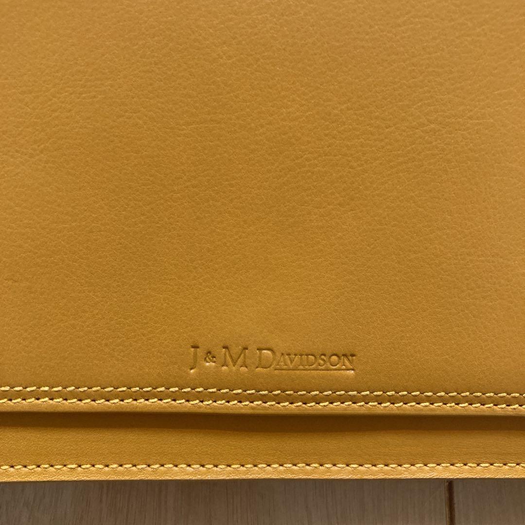 【未使用新品】J&M DAVIDSON ウォレット　クラッチ　斜め掛け