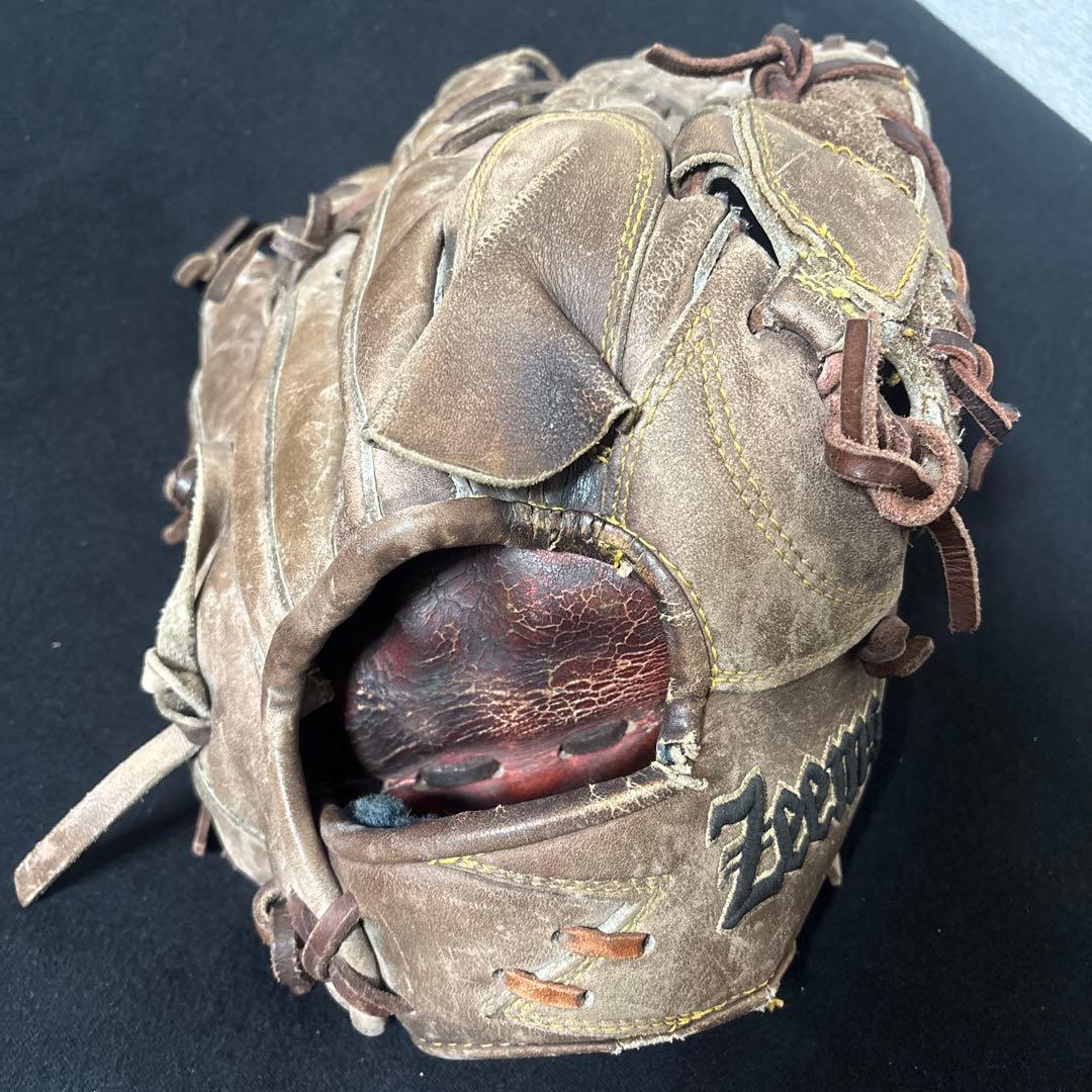 Zeems レザー硬式グローブ ブラウン