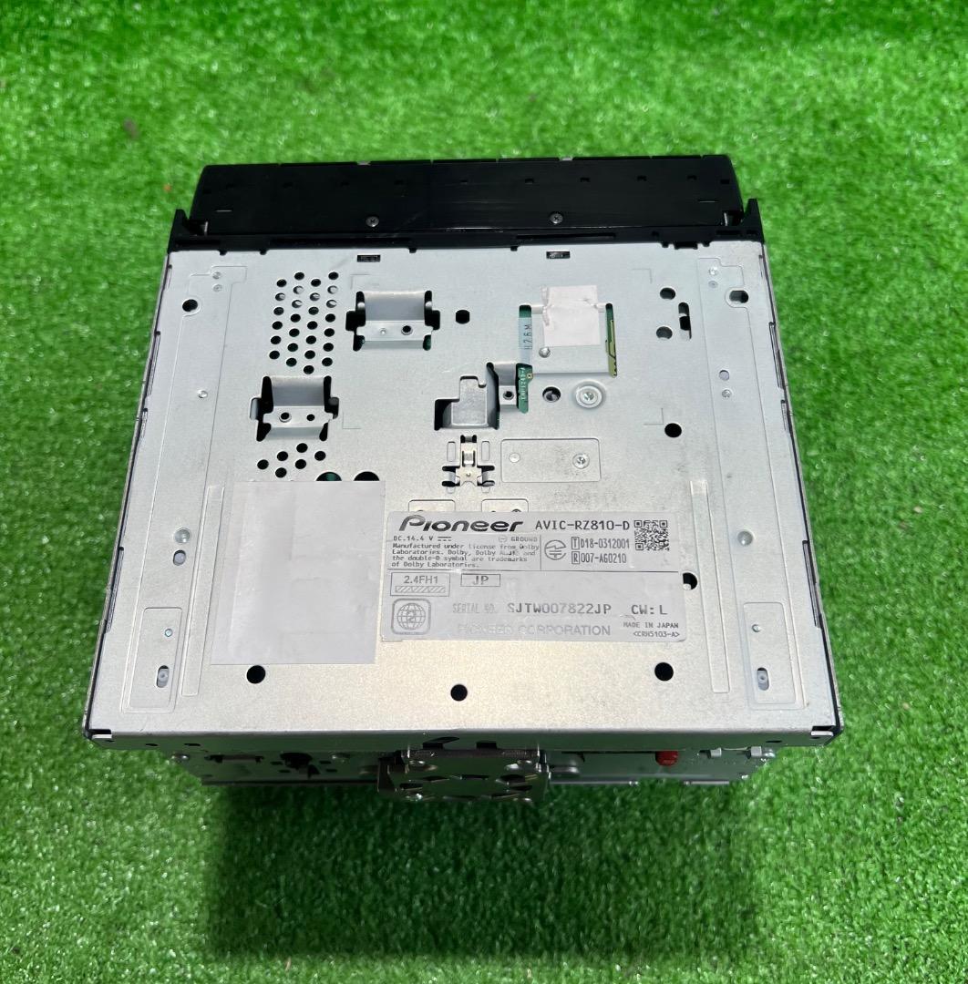 パイオニア AVIC-RZ810-D カーナビ。地図データ2023年版。