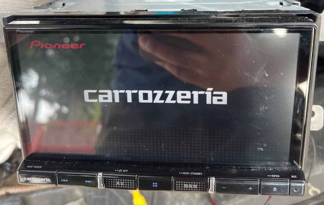 パイオニア AVIC-RZ810-D カーナビ。地図データ2023年版。