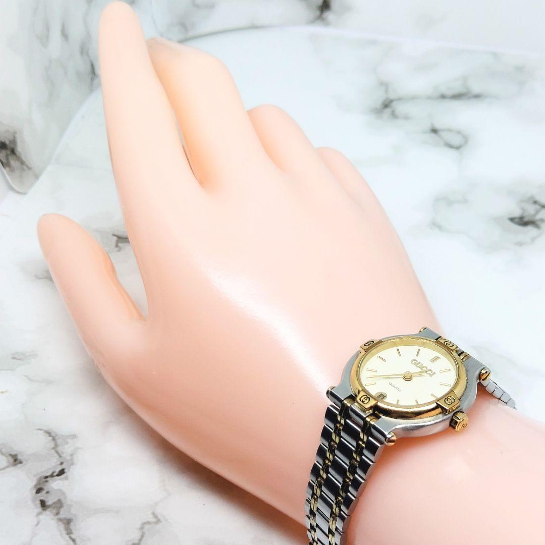 GUCCI グッチ 時計 レディース デイト コンビ 9000L