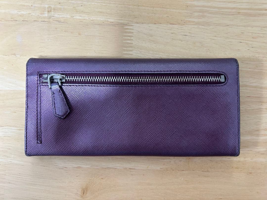 PRADA パープル 長財布