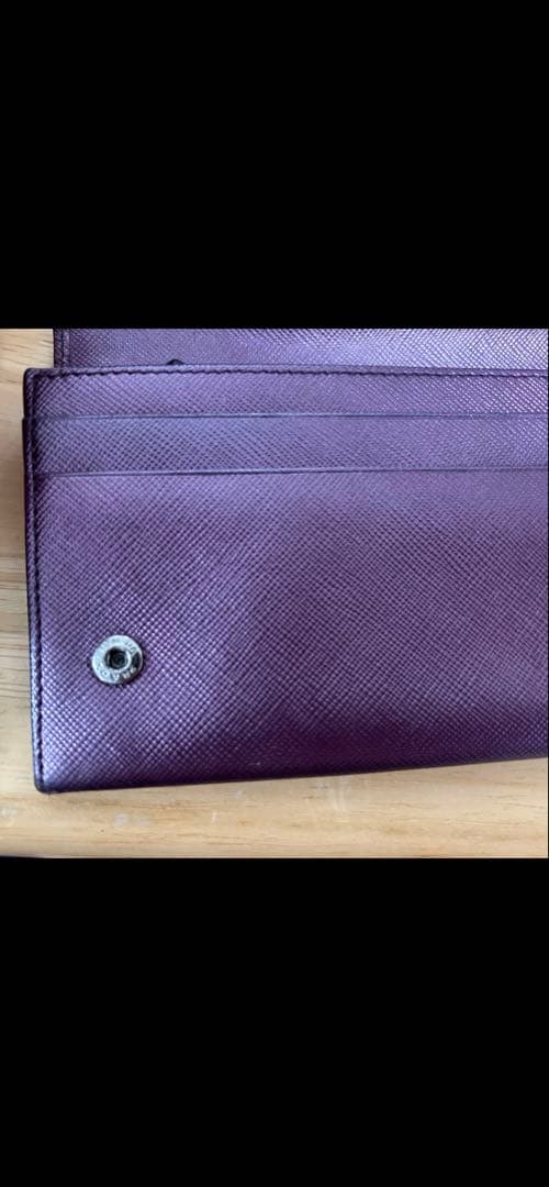 PRADA パープル 長財布