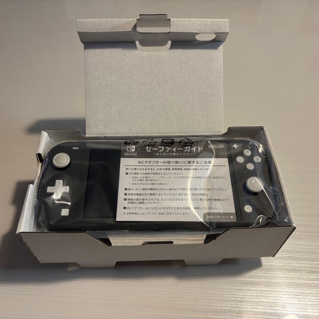 【美品】箱付きNintendo Switch Lite グレー 本体