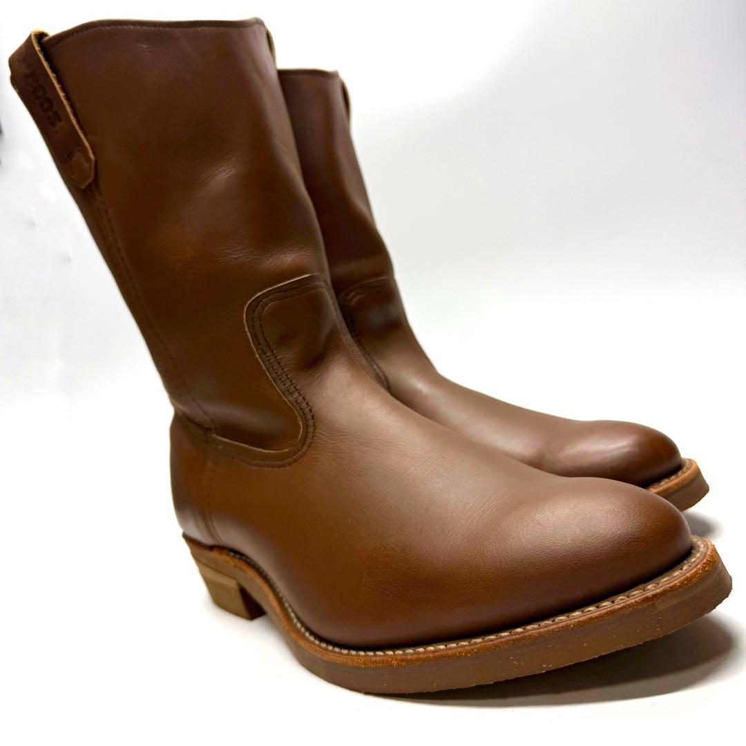 RED WING 1155 ペコス ワークブーツ ブラウン USA製 レザー 茶