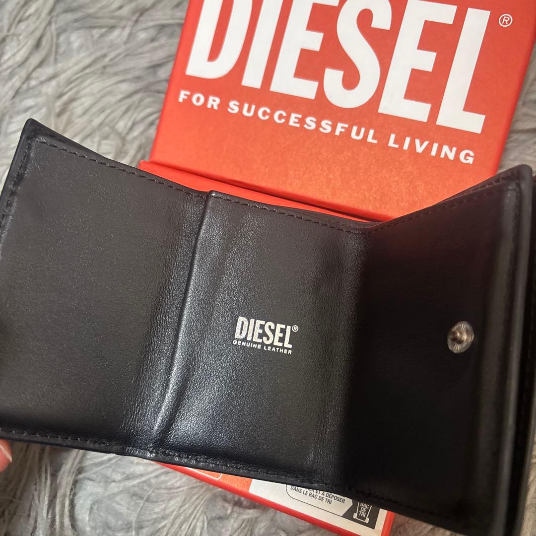 【美品✨箱あり】DIESEL 三つ折り財布 コンパクトウォレット
