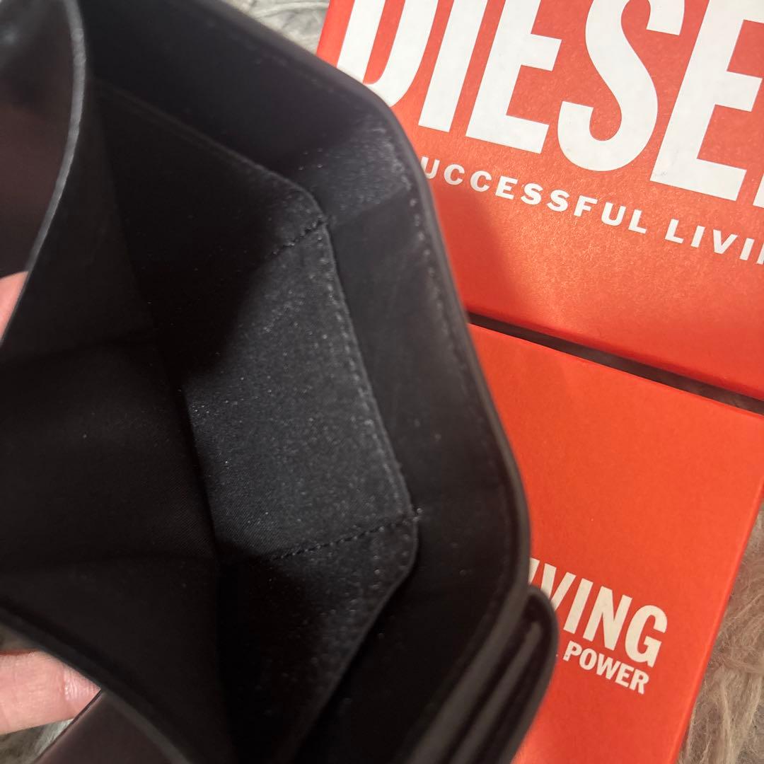 【美品✨箱あり】DIESEL 三つ折り財布 コンパクトウォレット