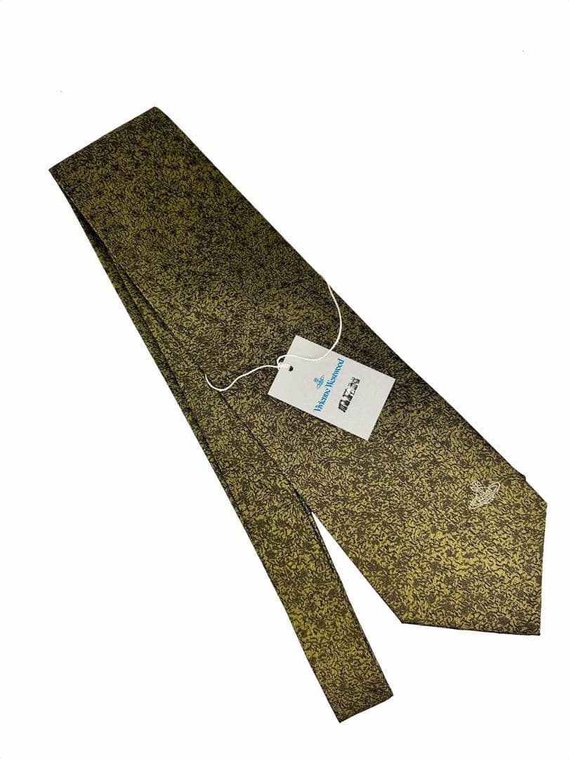 ヴィヴィアン オーブ ネクタイ MANDAI UFO 緑系 アッシュ ビジネス