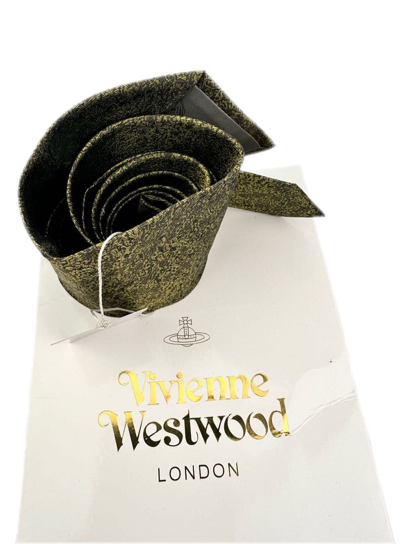 ヴィヴィアン オーブ ネクタイ MANDAI UFO 緑系 アッシュ ビジネス