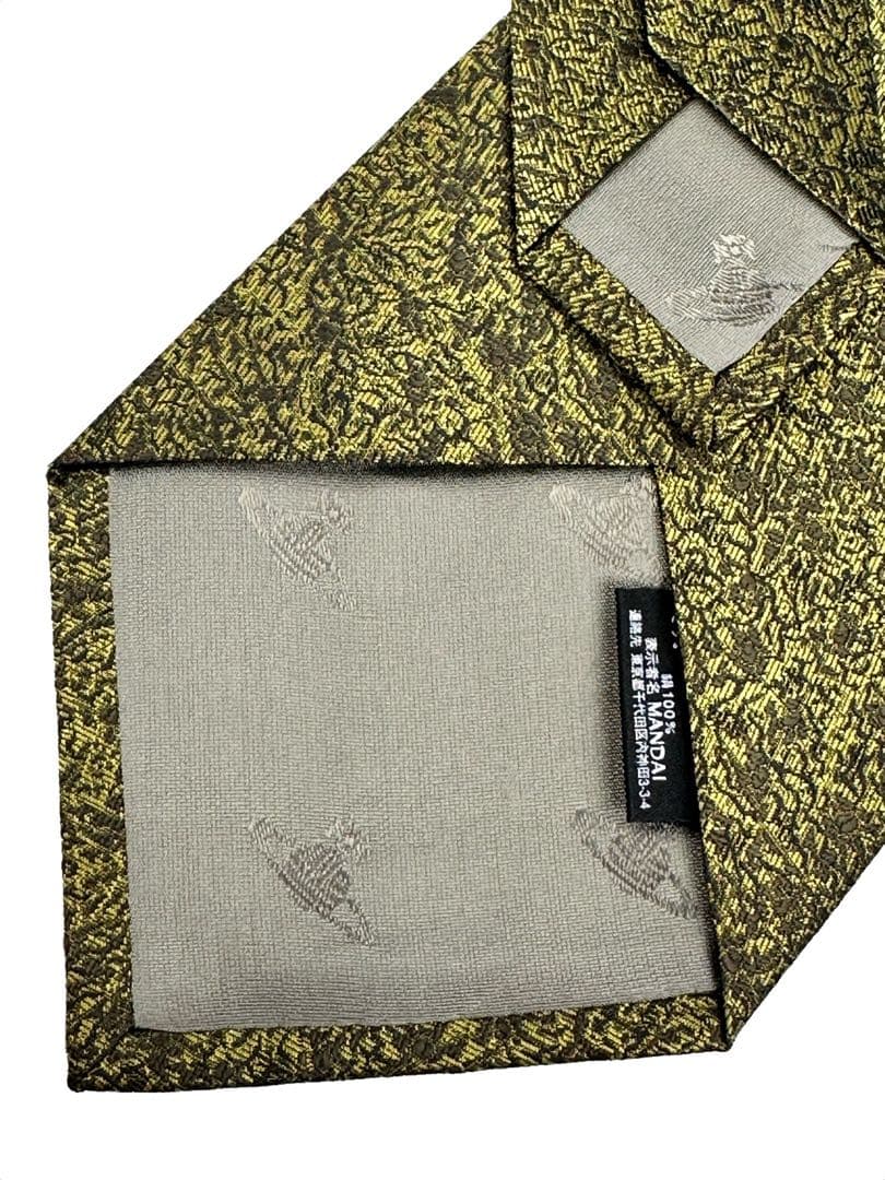 ヴィヴィアン オーブ ネクタイ MANDAI UFO 緑系 アッシュ ビジネス