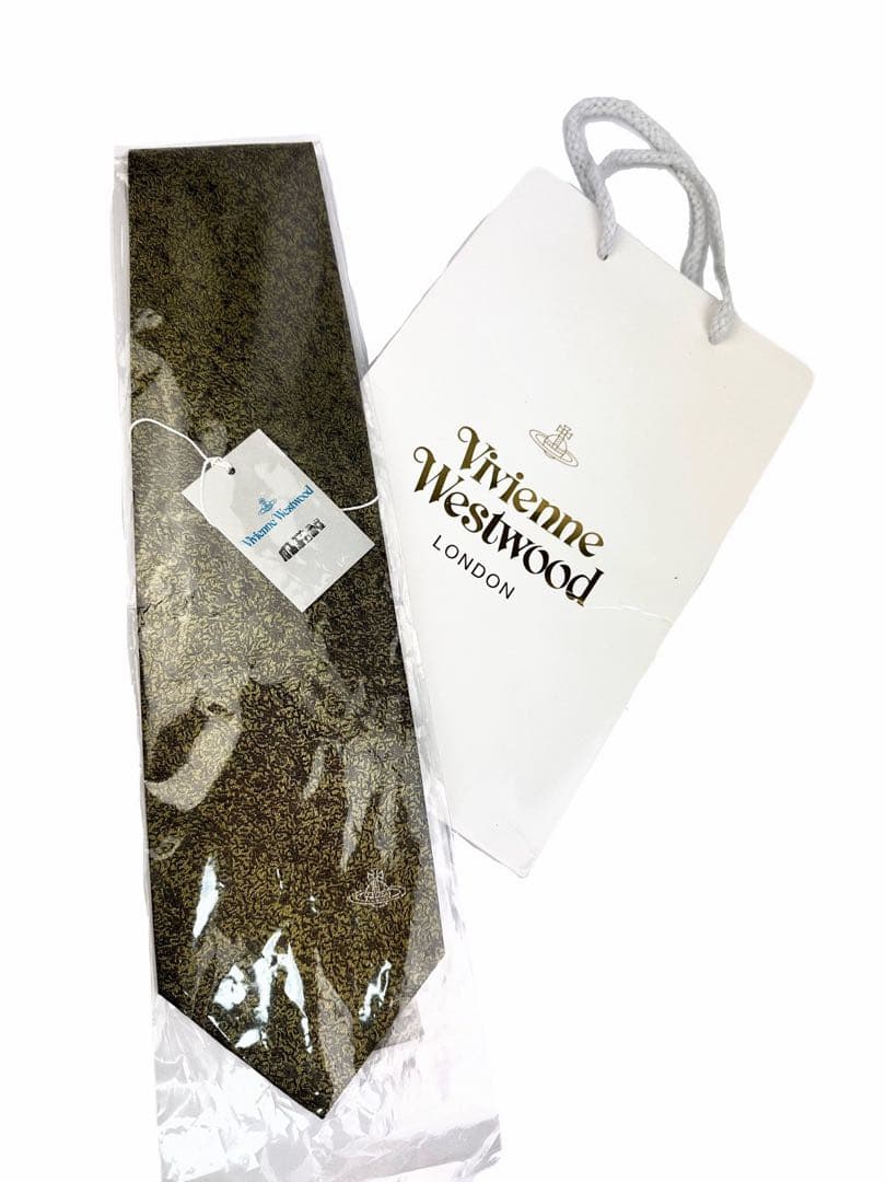 ヴィヴィアン オーブ ネクタイ MANDAI UFO 緑系 アッシュ ビジネス