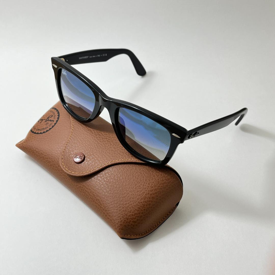 【新品正規品】RB2140F-9013Fレイバン ウェイファーラー ブルーハーフ