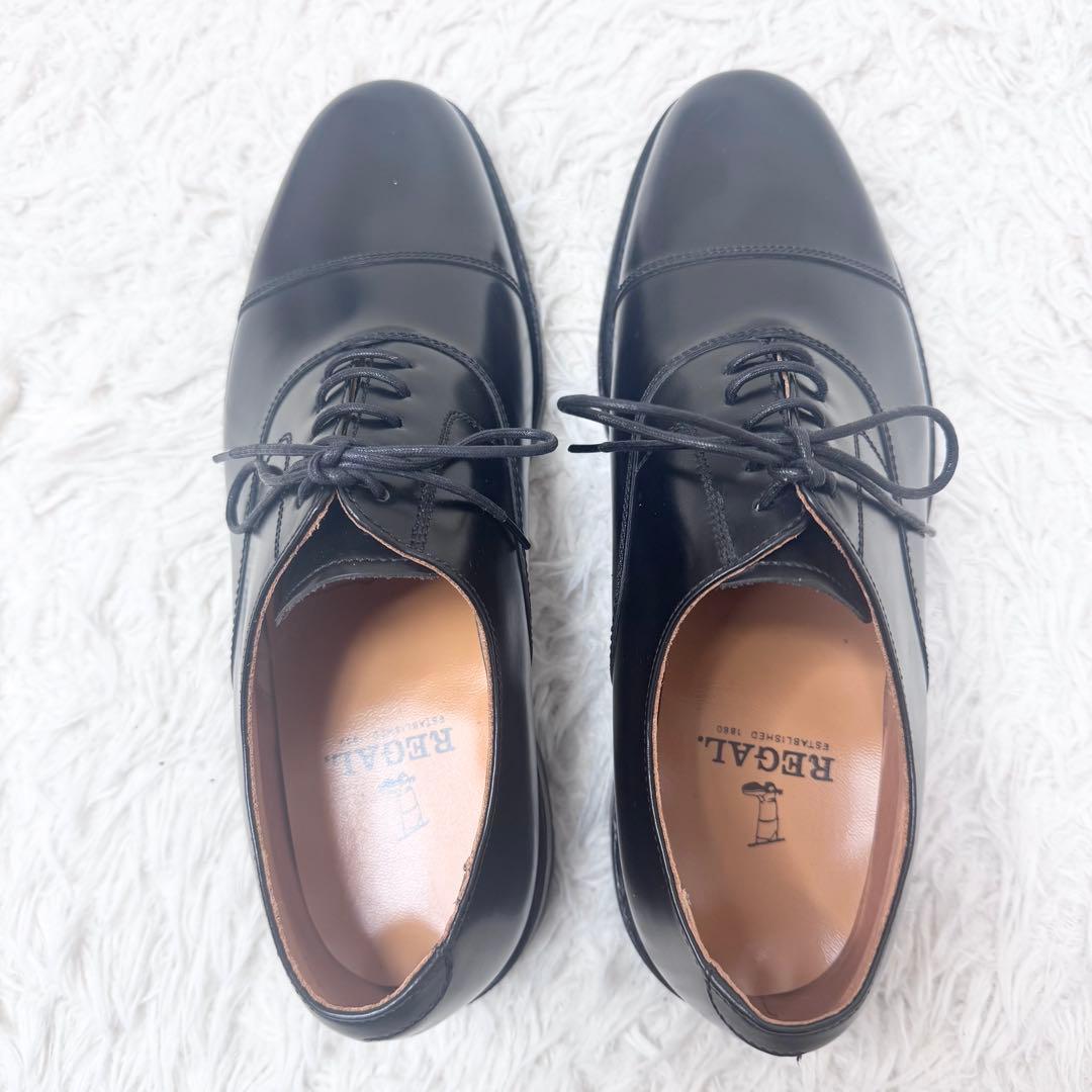 【新品未使用】リーガル 革靴 ストレートチップ JX84 25.0 ブラック