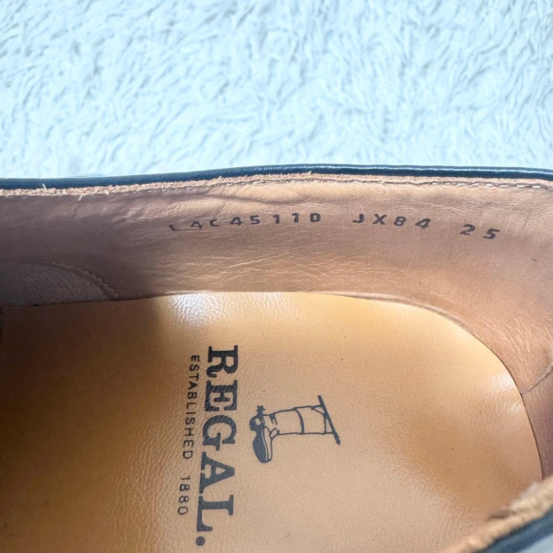 【新品未使用】リーガル 革靴 ストレートチップ JX84 25.0 ブラック