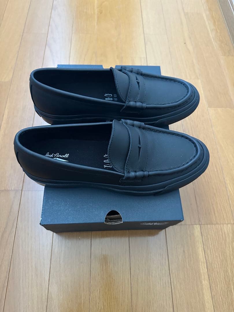 コンバース　ジャックパーセル　ブラックローファー　28センチ