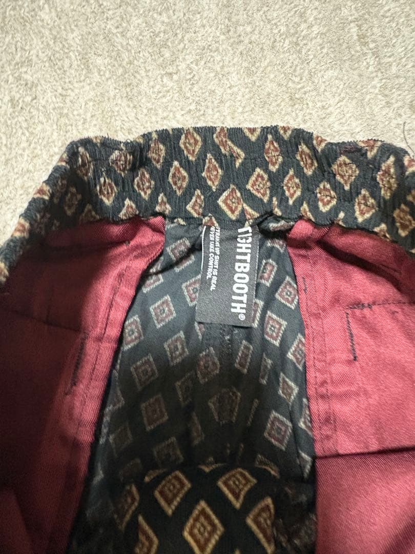 パンツ RHOMBUS CORDUROY BAGGY SLACKS