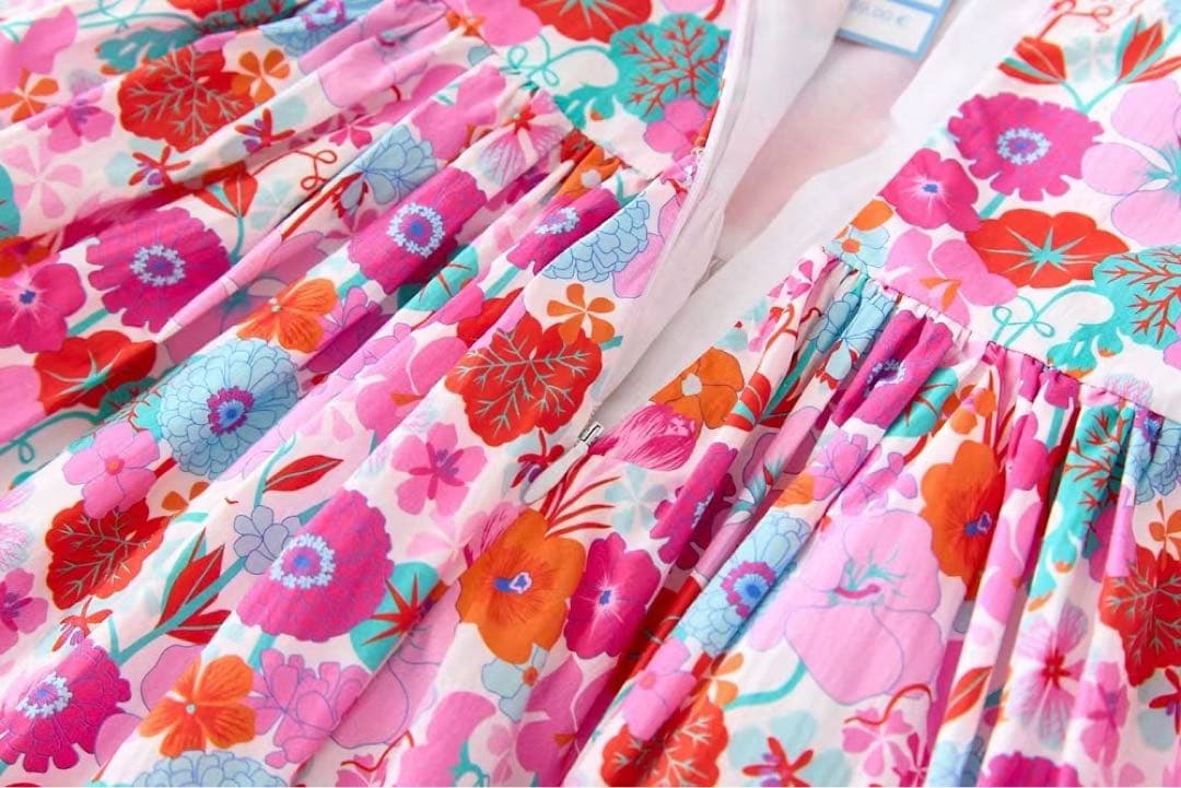 ジャカディJacadi超美品 リバティ ワンピース