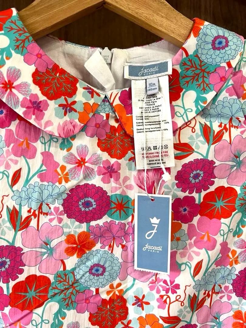 ジャカディJacadi超美品 リバティ ワンピース