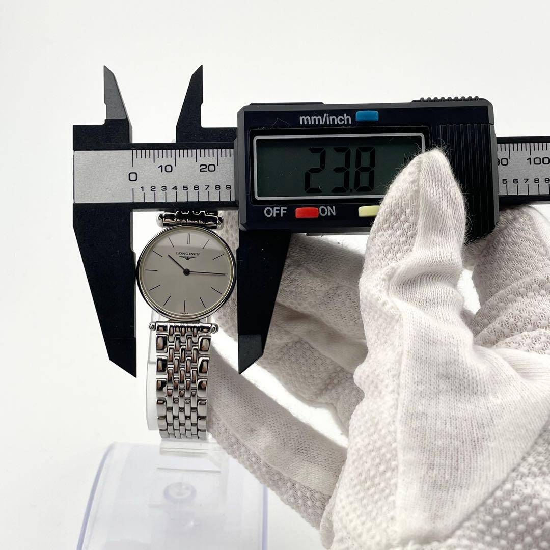 【稼働/新品電池】ロンジン　グランドクラシック　腕時計　純正ベルト　シルバー